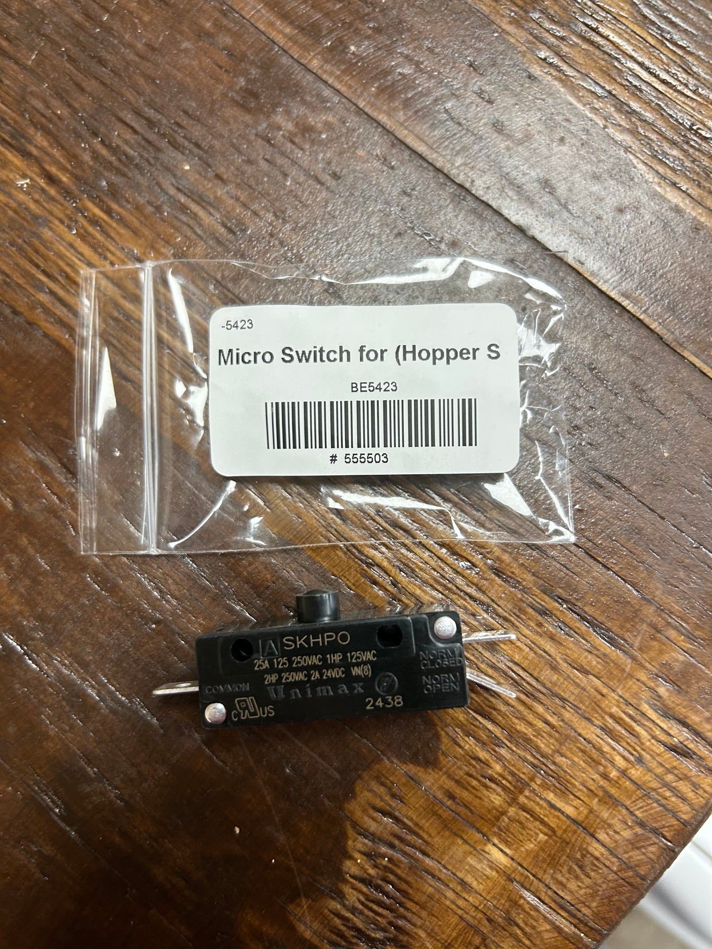 Micro Switch for Hopper - Harkin