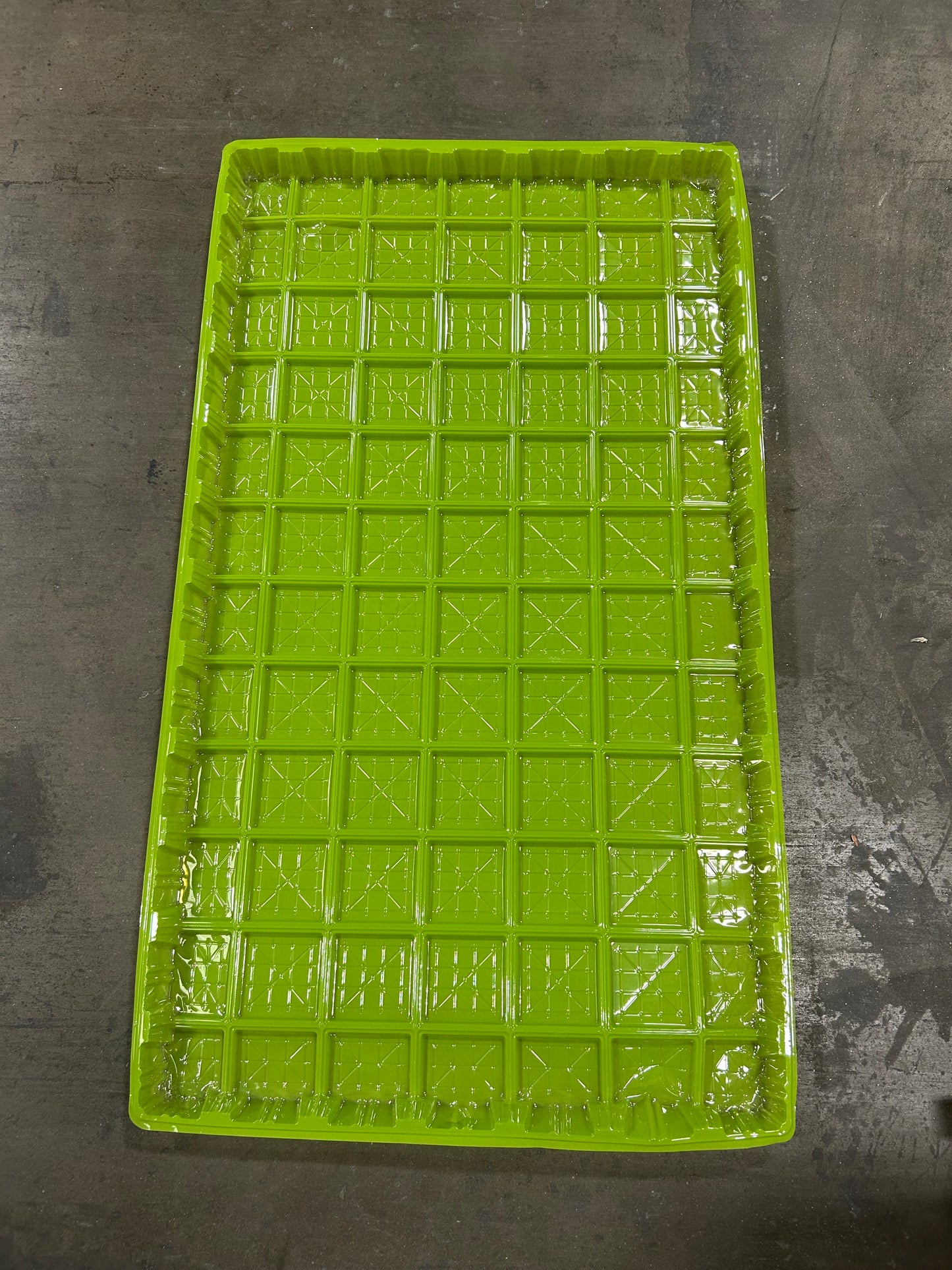Pur-Chick Green Plastic Feeder Tray 20X12X2 (200 Budle)